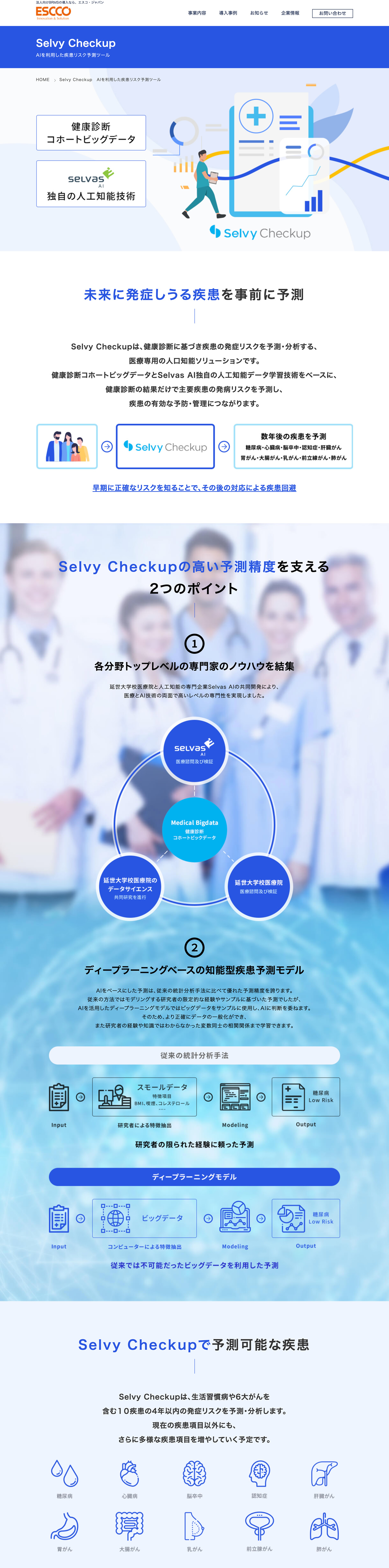 Selvy Checkup画面